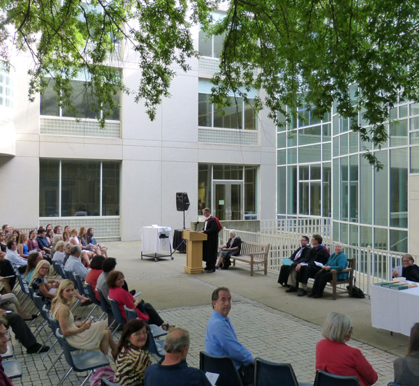 Eric Rauchway Giving the Ceremonial Speach